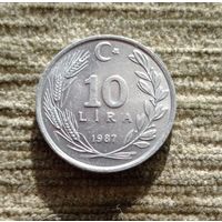 Werty71 Турция 10 лир 1987