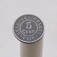 Бельгия 5 сантимов 1916