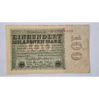 1923 год Германия 100 000 000 марок