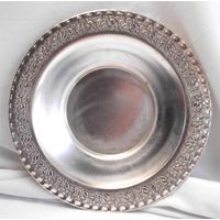 Тарелка Блюдо 34,0 см Серебрение Silver Plated 900 Турция