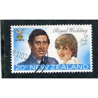 Новая Зеландия. Принц Чарльз и Диана