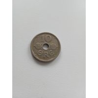 Дания 10 оре 1924 г.