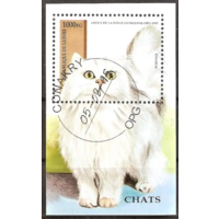 Гвинея 1995. Фауна. Кошки. блок