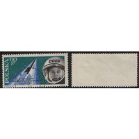 Польша (Mi)PL1416 (Космический полет Быковского и Терешковой) 1963 год 60 gr Валентина Терешкова (a1-02 ТОРГ/ВАША ЦЕНА