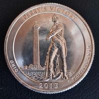 США квотер 2013 парк штата Огайо двор S