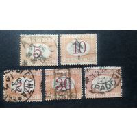 ИТАЛИЯ \н24\1870/1894 - Доплатная марка. Цифры. Штемпель