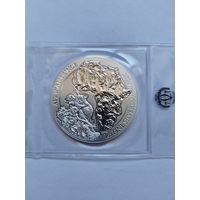 Руанда 50 франков 2020 унция 999