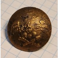 Пуговица РИ. Масонский Орёл на пушках. Артиллеристы.