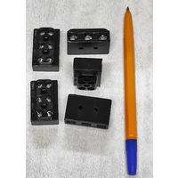 Колодка клеммная 3х3 карболит СОВ-3-2,5-220, 5 штук с 1 рубля