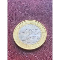 Китай 10 юаней 2000 г миллениум