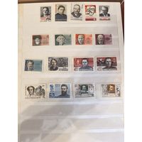 Лот чистых марок СССР 1964 год(личности)