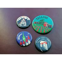 Москва 80 .олимпиада 80  4 шт Таллин