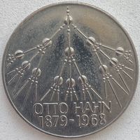Германия 5 марок 1979 г. 100 лет со дня рождения Отто Гана