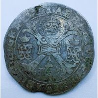 Талер Патагон 1612-1621, с рубля, пореже Турне и Турнезис, остатки ШБ