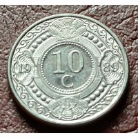 Нидерландские Антильские острова 10 центов, 1989    ( 1-3-2 )