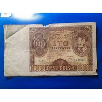 Польские 100 злотых 1934г.