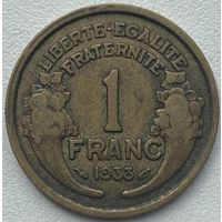 Франция 1 франк 1933 г.