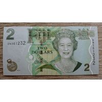 Werty71 Фиджи 2 доллара 2011 UNC банкнота