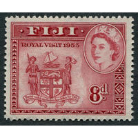 Фиджи 1953 ** Королевский визит Британские колонии