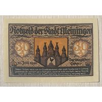 Нотгельд Майнинген 30 пфеннигов 1921 год. Веймарская республика