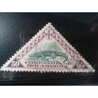 Мозамбик, колония Португалии, 1937.Страднат. Нильский крокодил
