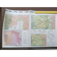 Типографские страницы 269, 270, 271 и 272 из Национального атласа Беларуси 2002 года одним лотом, возможна скидка: см. описание лота (3570)