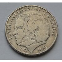 Швеция, 1 крона 1988 г.