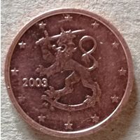 Финляндия 2 евроцента 2003 год, KM# 99