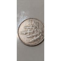 Исландия 10 крона 1984