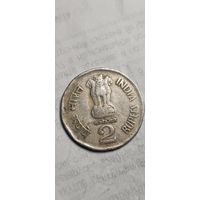 Индия 2 рупе 1998