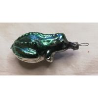 Елочная игрушка "Лягушка", СССР