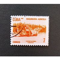 Марка Куба 1982 год Экспорт