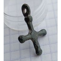 Крестик шароконечный, тонкий