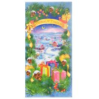 Беларусь 2007. З Новым Годам! Двойная открытка,чистая.