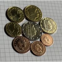 Люксембург 2025, годовой набор, UNC из роллов