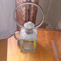 Железнодорожный свечной фонарь-семафор .