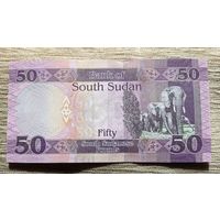 Werty71 Южный Судан 50 фунтов 2019 год UNC банкнота Слоны