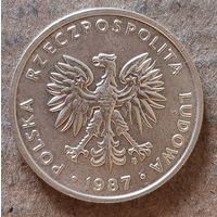Польша 5 злотых 1987 г., 	Y# 81.2