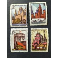 1971 СССР. Исторические здания СССР. Архитектура. Полная серия.