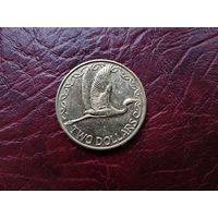 2 доллара Новая Зеландия 2019 г.