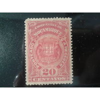 Мозамбик, колония Португалии, 1919. Доплатная марка, герб