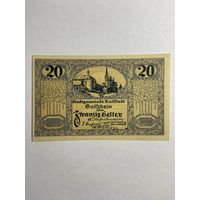 20 геллеров (нотгельды) 1921 г. Австрия.-0812
