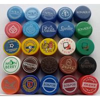 25 ПЭТ крышек