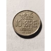 Норвегия 10 оре 1959