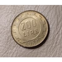Италия. 200 лир 1980