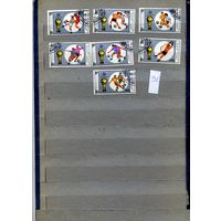 МОНГОЛИЯ,1990, спорт, серия 7м, гашен