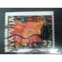 Латвия, 2006. Детский рисунок, марка из буклета с обрезом с одной стороны.