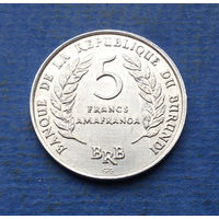 Бурунди 5 франков 1968