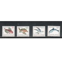 Югославия-1980 (Мих.1834-1837) , ** , Морская фауна(полная серия)