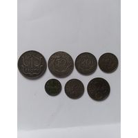 Набор монет буржуазной Польши. 1923-1929гг.